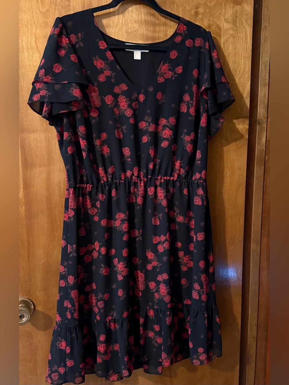 Michael Kors Black Currant Eden Rose Dress